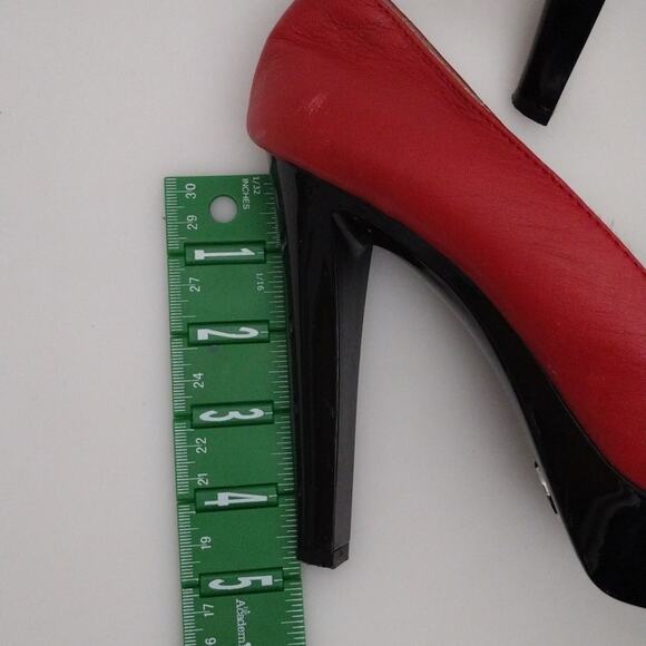 Michael Kors Red Stiletto Heels Sz 8M 5 inch heel - Picture 5 of 9